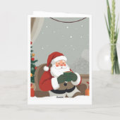 Weihnachtskarte Feiertagskarte (Rückseite)