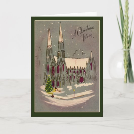 Weihnachtskarte Feiertagskarte (Vorderseite)