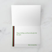 Weihnachtskarte Feiertagskarte (Innenseite)