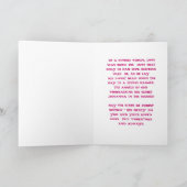 Weihnachtskarte Feiertagskarte (Innenseite)