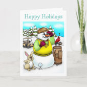 Weihnachtskarte Feiertagskarte (Vorderseite)