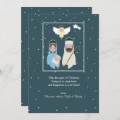 Weihnachtskarte Feiertagskarte (Vorne/Hinten)