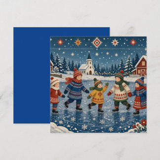Weihnachtskarte Feiertagskarte