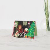 Weihnachtskarte Feiertagskarte (Vorderseite)