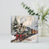Weihnachtskarte Feiertagskarte (Stehend Vorderseite)