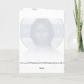 Weihnachtskarte Feiertagskarte (Rückseite)