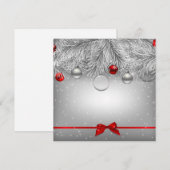 Weihnachtskarte Feiertagskarte (Vorne/Hinten)