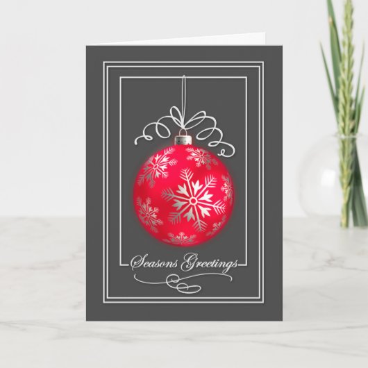 Weihnachtskarte Feiertagskarte (Vorderseite)