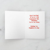Weihnachtskarte Feiertagskarte (Innenseite)