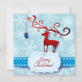 Weihnachtskarte Feiertagskarte (Vorderseite)