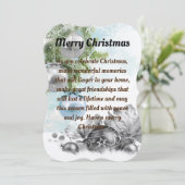 Weihnachtskarte Feiertagskarte (Stehend Vorderseite)