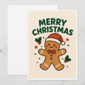 Weihnachtskarte Feiertagskarte (Vorne/Hinten)