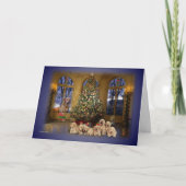 Weihnachtskarte Feiertagskarte (Vorderseite)