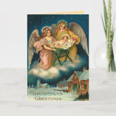 Weihnachtskarte Feiertagskarte (Vorderseite)