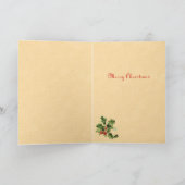 Weihnachtskarte Feiertagskarte (Innenseite)