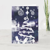 Weihnachtskarte Feiertagskarte (Vorderseite)