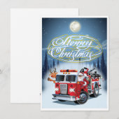 Weihnachtskarte Feiertagskarte (Vorne/Hinten)