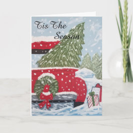 Weihnachtskarte Feiertagskarte