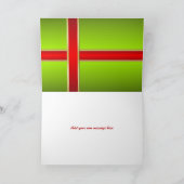 Weihnachtskarte Feiertagskarte (Innenseite)