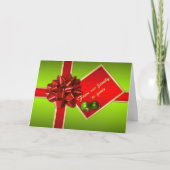 Weihnachtskarte Feiertagskarte (Vorderseite)