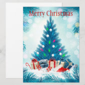 Weihnachtskarte Feiertagskarte (Vorne/Hinten)