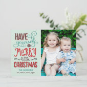 Weihnachtskarte Feiertagskarte (Stehend Vorderseite)