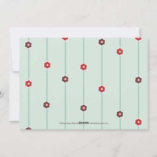 Weihnachtskarte Feiertagskarte (Rückseite)