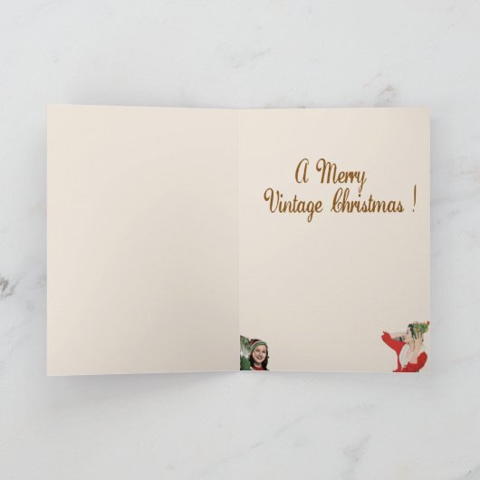 Weihnachtskarte Feiertagskarte (Innenseite)