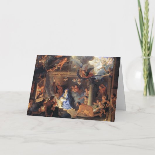 Weihnachtskarte Feiertagskarte (Vorderseite)