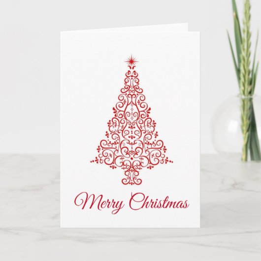 Weihnachtskarte Feiertagskarte (Vorderseite)