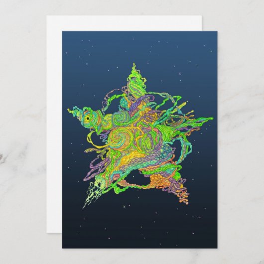 Weihnachtskarte Feiertagskarte (Vorne/Hinten)