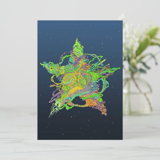 Weihnachtskarte Feiertagskarte (Stehend Vorderseite)