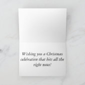 Weihnachtskarte Feiertagskarte (Innenseite)