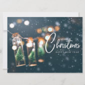 Weihnachtskarte Feiertagskarte (Vorderseite)