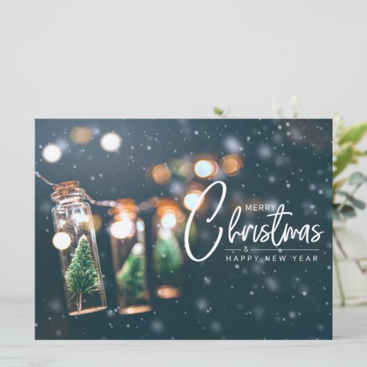 Weihnachtskarte Feiertagskarte (Stehend Vorderseite)