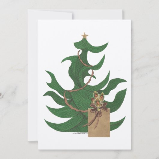 Weihnachtskarte Feiertagskarte (Vorderseite)