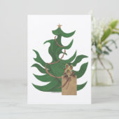 Weihnachtskarte Feiertagskarte (Stehend Vorderseite)