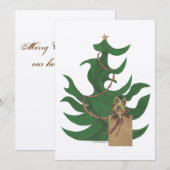 Weihnachtskarte Feiertagskarte (Vorne/Hinten)