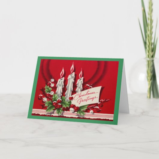 Weihnachtskarte Feiertagskarte (Vorderseite)
