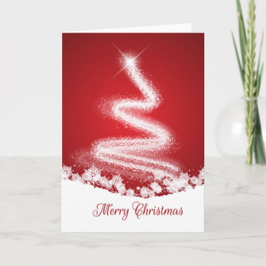 Weihnachtskarte Feiertagskarte (Vorderseite)
