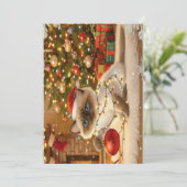 Weihnachtskarte Feiertagskarte (Stehend Vorderseite)