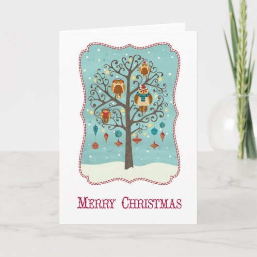 Weihnachtskarte Feiertagskarte (Vorderseite)