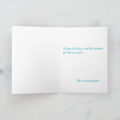 Weihnachtskarte Feiertagskarte (Innenseite)