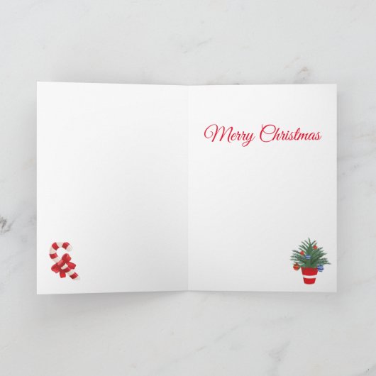 Weihnachtskarte Feiertagskarte (Innenseite)