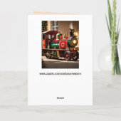 Weihnachtskarte Feiertagskarte (Rückseite)