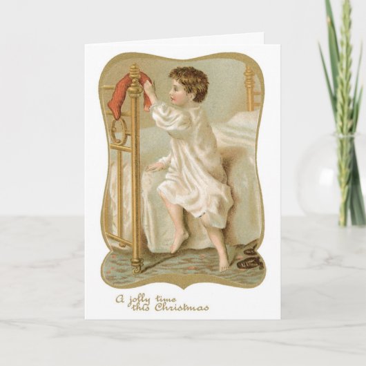 Weihnachtskarte Feiertagskarte (Vorderseite)