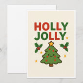 Weihnachtskarte Feiertagskarte (Vorne/Hinten)