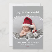 Weihnachtskarte Feiertagskarte (Vorderseite)