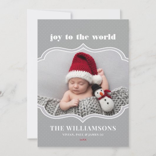 Weihnachtskarte Feiertagskarte (Vorderseite)