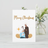 Weihnachtskarte Feiertagskarte (Stehend Vorderseite)